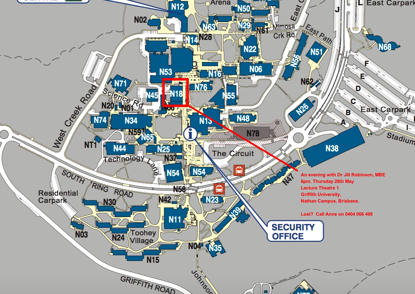 AU Event 2016   Nathan Campus   Location Of AAF Talk 